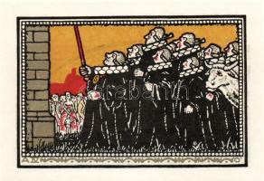 Német Birodalom/Weimari Köztársaság/Schöppenstedt 1921. 50Pf(10x,) mind klf db, teljes sor T:1