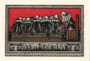 Német Birodalom/Weimari Köztársaság/Schöppenstedt 1921. 50Pf(10x,) mind klf db, teljes sor T:1