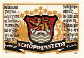 Német Birodalom/Weimari Köztársaság/Schöppenstedt 1921. 50Pf(10x,) mind klf db, teljes sor T:1