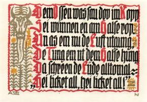 Német Birodalom/Weimari Köztársaság/Schöppenstedt 1921. 50Pf(10x,) mind klf db, teljes sor T:1