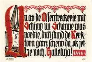 Német Birodalom/Weimari Köztársaság/Schöppenstedt 1921. 50Pf(10x,) mind klf db, teljes sor T:1