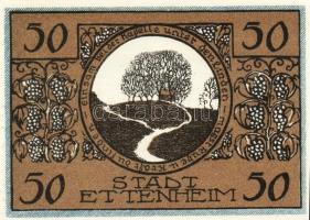 Német Birodalom/Weimari Köztársaság/Ettenheim 1922. 50Pf(6x,) mind klf db, teljes sor T:1