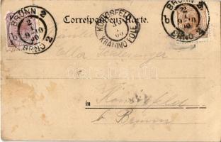 1899 Brno, Brünn; Georg Reingruber Ballettmeister, Mitglied des Brünner Stadt-Theaters / Ballet mast...