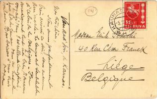 1938 Kaunas, Kowno; Gedimino g-vé / street, automobile. photo