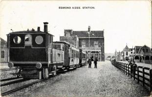 1909 Egmond aan Zee, Railway station, train (EK)