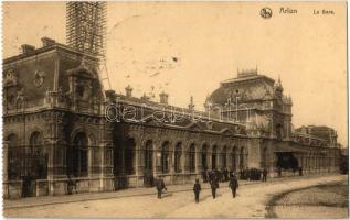 1917 Arlon, Aarlen; La Gare / Het station / railway station