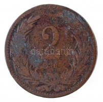 1892KB 2f Br Körmöcbánya (3.26g) T:3
Hungary 1892KB 2 Fillér Br Kremnitz (3.26g) C:F
Adamo K2