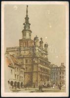 1962 Magyar futball válogatott tagjainak aláírása hazaküldött képeslapon