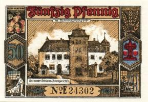 Német Birodalom/Weimari Köztársaság/Butzbach 1921. 25Pf, 50Pf(7x) 8klf db, teljes sor T:1