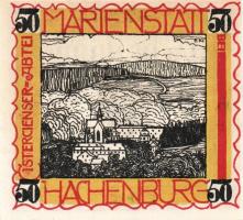 Német Birodalom/Weimari Köztársaság/Hachenburg 1921. 10Pf(2x), 25Pf(2x), 50Pf(3x) 7klf db, teljes so...