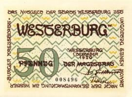 Német Birodalom/Weimari Köztársaság/Westerburg 1920. 50Pf(3x) mind klf db, teljes sor T:1/1-