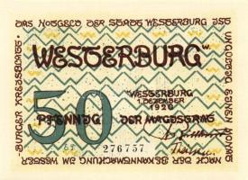 Német Birodalom/Weimari Köztársaság/Westerburg 1920. 50Pf(3x) mind klf db, teljes sor T:1/1-