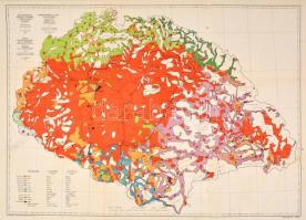 1920 Magyarország néprajzi térképe a népsűrűség alapján, szerk.: gróf Teleki Pál, Klösz György és Fia Térképészeti Műintézet, ragasztott, 63×86 cm