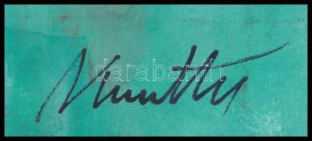 Olvashatatlan jelzéssel: Napraforgók. Akvarell, papír, 35×27 cm