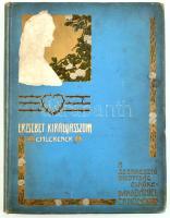 Erzsébet királyasszony emlékének. Hódolat Magyarország nagy királynéjának. Szerk. Gábel Gyula. Bp.,1905., Globus-Pesti Napló, 176 p+4 t. Rendkívül gazdagon illusztrált kötet, számtalan műmelléklettel és szövegközti képpel. Kiadói aranyozott, festett dombornyomásos díszes egészvászon-kötésben,Gottermayer-kötés, kopott borítóval, két lap kijár, rajtuk szakadásal.