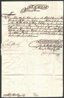 1783 Pozsony, a Magyar Udvari Tanács hivatali levele Bezerédy Ignác királyi jogügyigazgatónak a pécs...