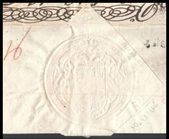 1783 Pozsony, a Magyar Udvari Tanács hivatali levele Bezerédy Ignác királyi jogügyigazgatónak a pécs...