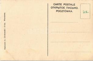 Warsaw, Warszawa, Warschau, Varsovie; Pomnik Mickiewicza / Monument (wet corner)