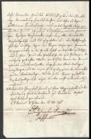 1796 Sankt Pölten, a járási hivatal levele az atzenbruggi uradalom részére az apátságot is érintő hi...