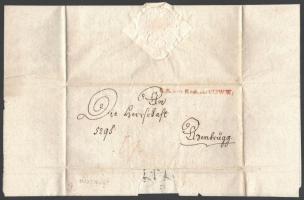 1796 Sankt Pölten, a járási hivatal levele az atzenbruggi uradalom részére az apátságot is érintő hi...