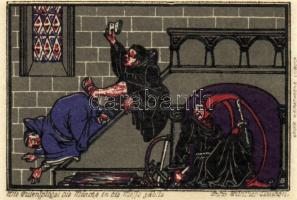 Német Birodalom/Weimari Köztársaság/Kneitlingen 1921. 50Pf(4x), 75Pf(4x), 1M(2x). 10klf db, teljes s...