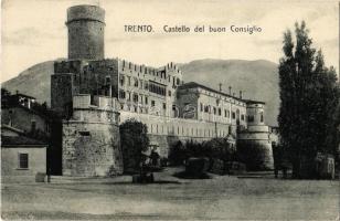 1914 Trento, Trient (Südtirol); Castello del buon Consiglio / castle + "K. k. Landsturm Artillerie Abteilung No. 21/2." (EK)