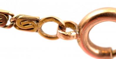 14K arany óralánc, zsebóralánc 10 g