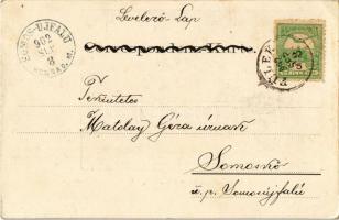 1902 Moritz! Kratz mich auf 35. Kunstverlags-Anstalt Schiller / Jewish humour, Judaica (EK)