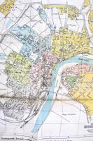 1941 Szeged sz. kir. város belterületi térképe, rajzolta: Szegfű Sándor, 1: 16.000. Szeged, Szent Is...