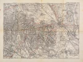 A Soproni-hegység térképe, 1:75 000, kiadja: Turistaság és Alpinizmus, 29×38 cm