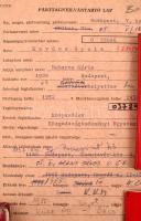 1952-1988 Miniszterhelyettes és feleségének párttagsági könyvei, 7 db