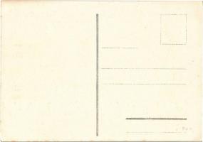 Pertrix világítás a legjobb fényhatás / Hungarian battery advertisement, irredenta art postcard