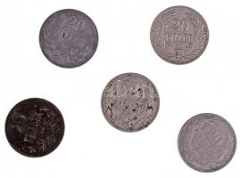 1893KB-1907KB 20f Ni (3x) + 1916KB-1917KB 20f Fe (2x) T:2,2-
Adamo K4, K4.1