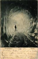 1904 Grindelwald, Eisgrotte / ice cave, interior (EK)