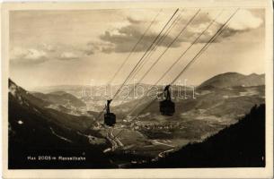 1927 Rax, Raxalpe; Raxseilbahn 2005 m / cable car, aerial lift (Rb)