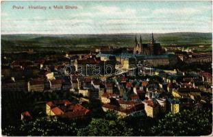 1908 Praha, Prag, Prague; Hradcany a Malá Strana / castle district (Rb)