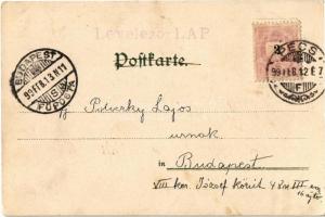 1899 Dog twins. Theo. Stroefer's Kunstverlag Aquarell-Postkarte Serie V. No. 5266. litho