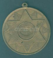 Századforduló körül "Könyves Kálmán-Pest" szabadkőműves nagyalakú Br érem T:2