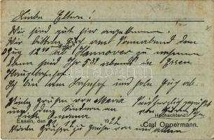1922 Carl Oppermann Kunst-Anstalt für Porträtmalerei und photographische Vergrösserungen mit eigener...
