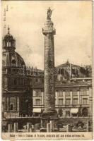 1908 Roma, Rome; Foro e Colonna di Traiano, costruita per suo ordine nellanno / Forum and Trajans Column (EK)