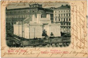 1899 Wien, Vienna, Bécs; Secession und Akademie der bildenden Künste / Art institute and Academy of Fine Arts