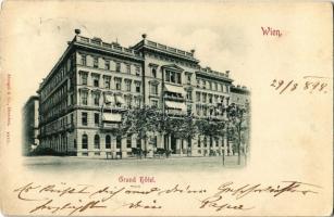 1898 Wien, Vienna, Bécs; Grand Hotel (EK)