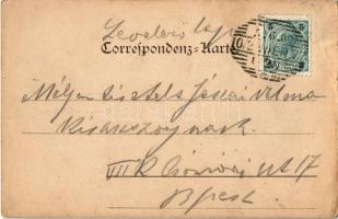 1900 Wien, Vienna, Bécs; Staatsbahnhof, Bahnhof Restaurant I. Classe / railway station and restauran...