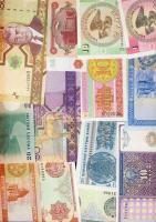 Volt szovjet tagállamok bankjegyei, 1990-es évektől, 33db, benne Kazahsztán, Türkmenisztán, Tadzsiki...