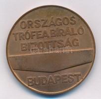 DN Országos Trófeabíráló Bizottság - Budapest Br emlékérem (40mm) T:2