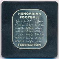 1982. "FIFA-Football VB Spanyolország" Ag emlékérem, eredeti tokban (35g/0.925/36x41mm) T:...
