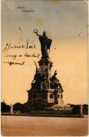 1910 Arad, Vértanú szobor. Ingusz és Fia kiadása / statue, monument (fa)