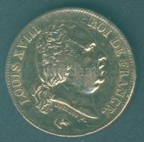 Franciaország 1818W 40Fr Au 12,9039g XVIII.Lajos T:3+