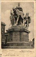 1902 Pozsony, Pressburg, Bratislava; Mária Terézia koronázási emlékszobor / Maria Theresia-Monument / statue