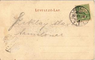 1902 Pozsony, Pressburg, Bratislava; Mária Terézia koronázási emlékszobor / Maria Theresia-Monument ...